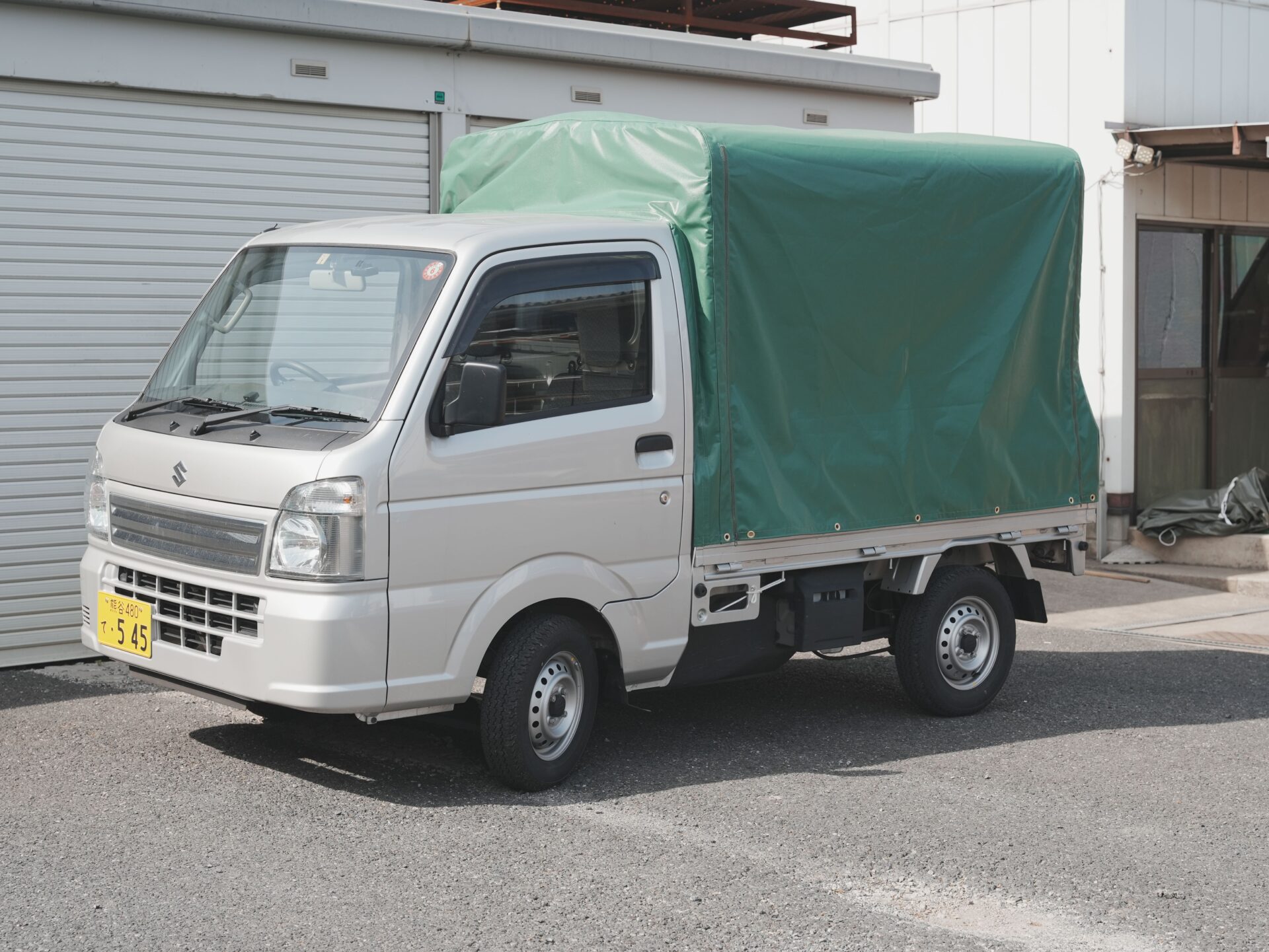 RV-1 軽トラック荷台用 フレーム＆三開放幌 国産セット