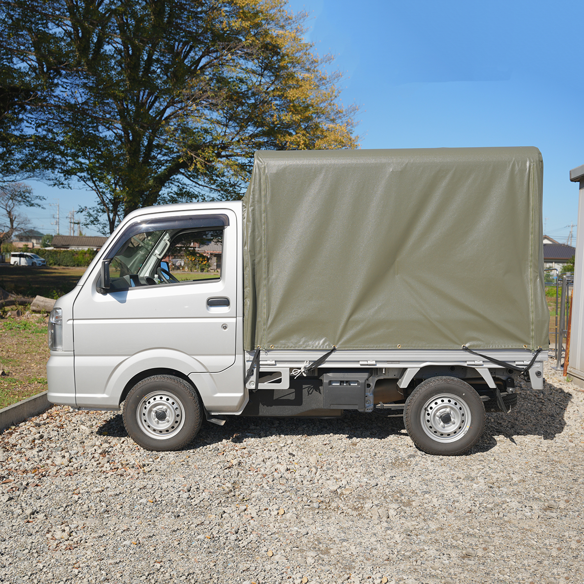 軽トラ 幌車 箱枠 フレーム一式 - 外装、車外用品